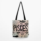 Celestial Pisces Tote Bag Gallery Image 2