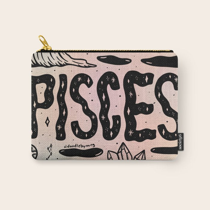 Celestial Pisces Carry All Pouch Gallery Image 1