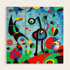 Joan Miro The Garden Wood Wall Art Gallery Image 1