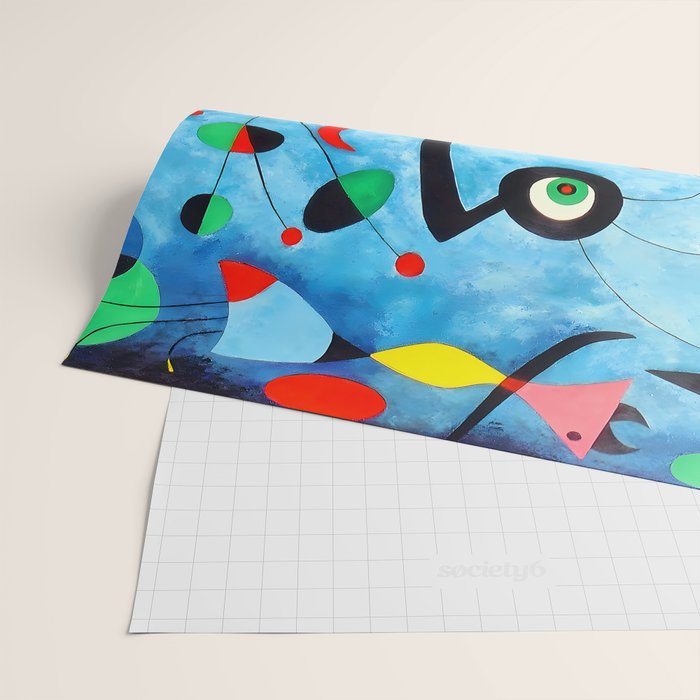 Joan Miro The Garden Wrapping Paper Gallery Image 2
