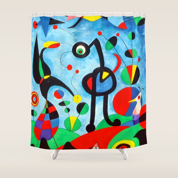 Joan Miro The Garden Shower Curtain Gallery Image 1