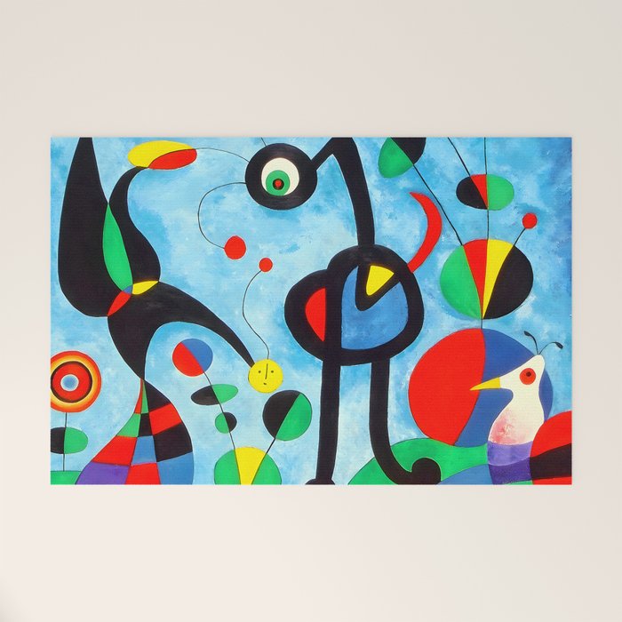 Joan Miro The Garden Welcome Mat Gallery Image 1