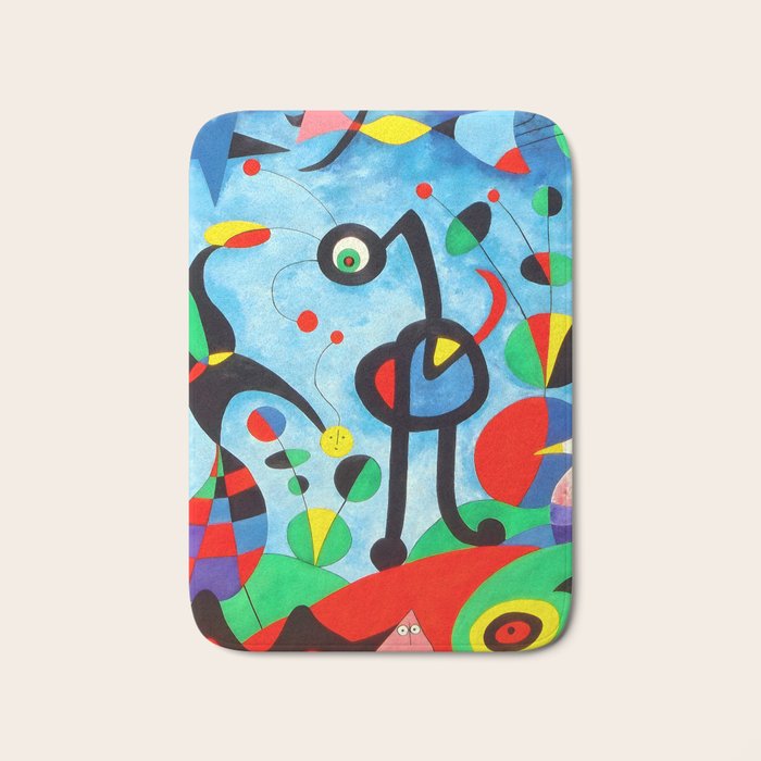 Joan Miro The Garden Bath Mat Gallery Image 1