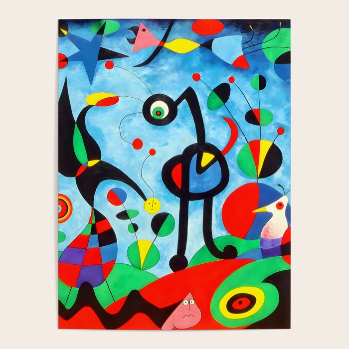 Joan Miro The Garden Poster Gallery Image 4