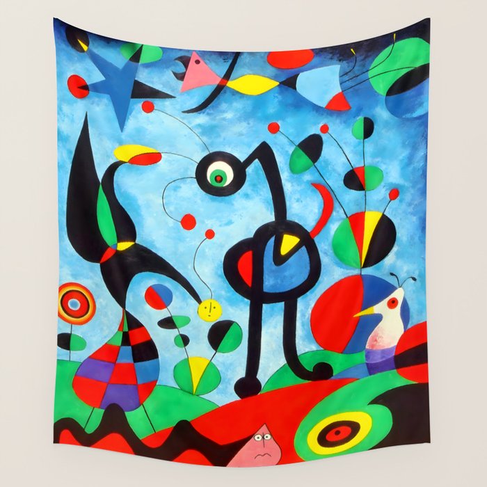 Joan Miro The Garden Wall Tapestry Gallery Image 1