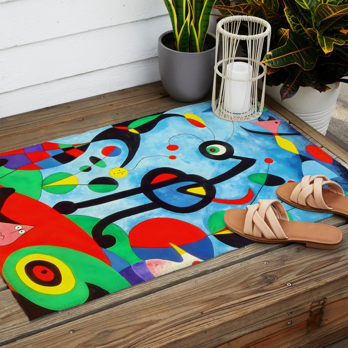 Joan Miro The Garden Outdoor Rug Gallery Image 2