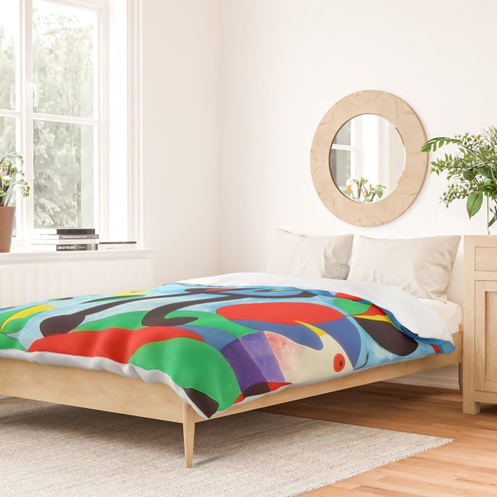Joan Miro The Garden Duvet Cover Gallery Image 2