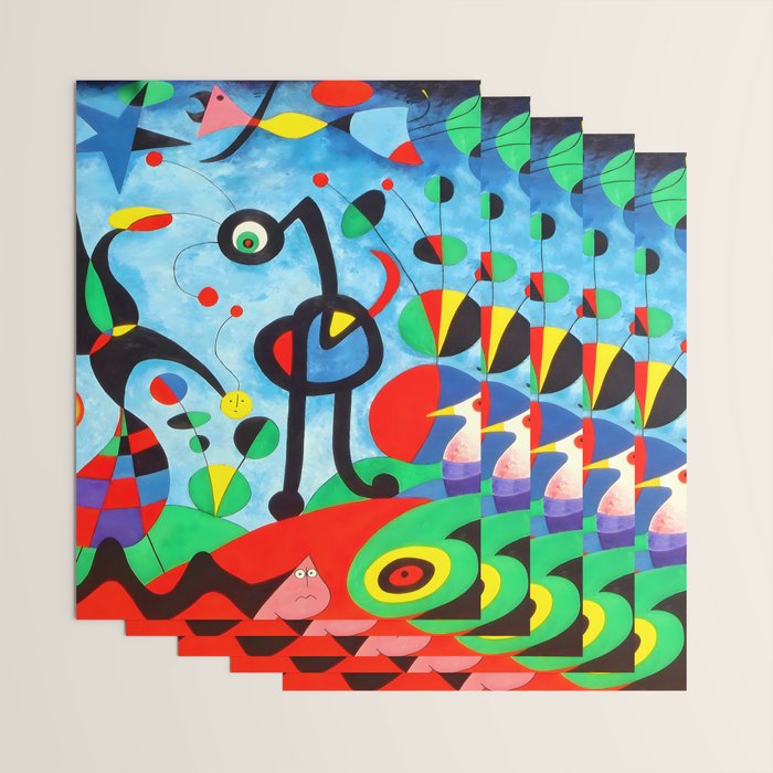 Joan Miro The Garden Wrapping Paper Gallery Image 3