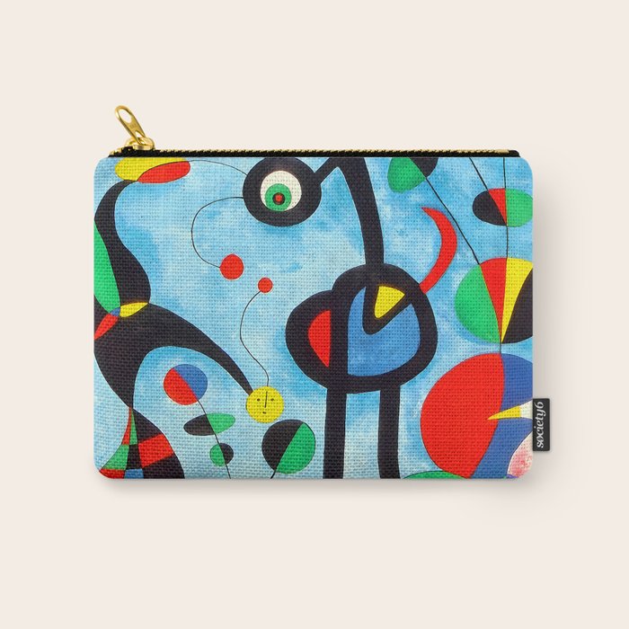 Joan Miro The Garden Carry All Pouch Gallery Image 1