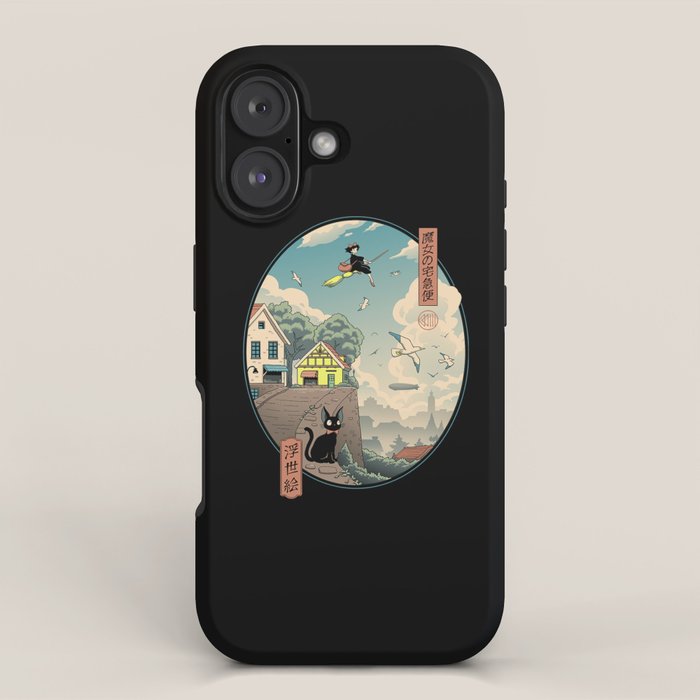 Ukiyo-e Delivery iPhone Case Gallery Image 1