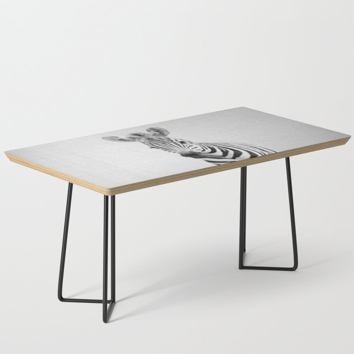 Baby Zebra - Black & White Coffee Table Gallery Image 1