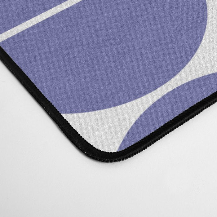 Mid Century Modern Geometric 04 Very Peri Desk Mat Gallery Image 4