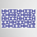 Mid Century Modern Geometric 04 Very Peri Tablecloth Gallery Image 2