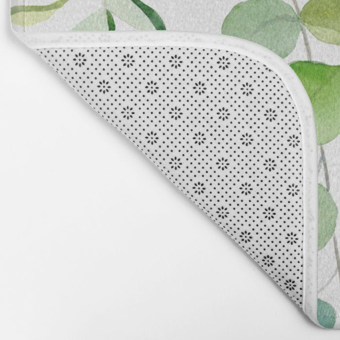 Eucalyptus Watercolor 6 Bath Mat Gallery Image 2