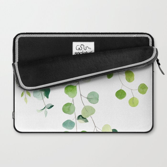 Eucalyptus Watercolor 6 Laptop Sleeve Gallery Image 2