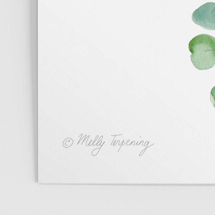 Eucalyptus Watercolor 6 Poster Gallery Image 3