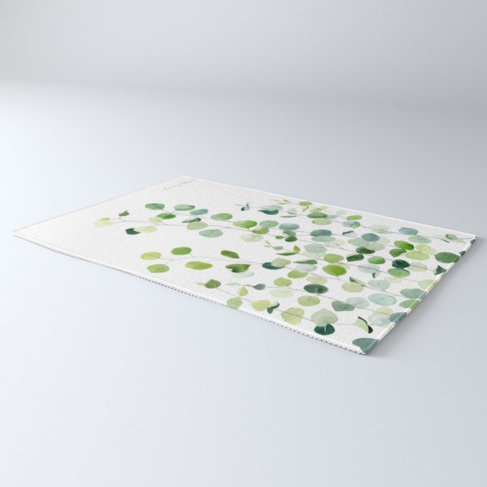 Eucalyptus Watercolor 6 Rug Gallery Image 3