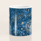 Magical Starry Night Sky Golden Cosmic Swirls Coffee Mug Gallery Image 4