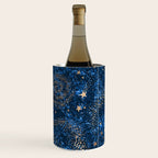 Magical Starry Night Sky Golden Cosmic Swirls Wine Chiller Gallery Image 2