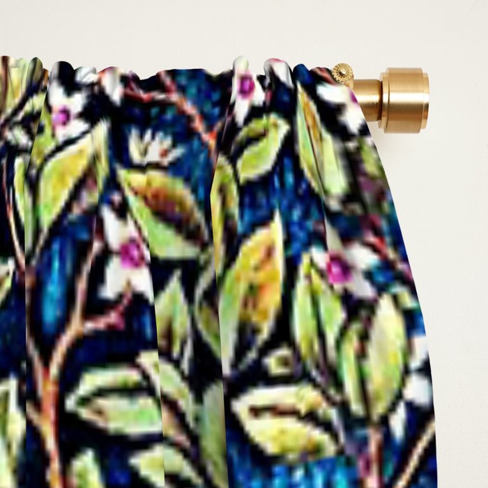 William Morris Tree Of Life, Morris floral, No,3. Window Curtain Gallery Image 2