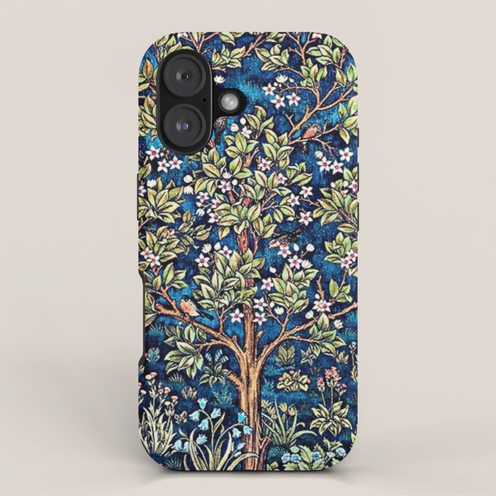 William Morris Tree Of Life, Morris floral, No,3. iPhone Case Gallery Image 1