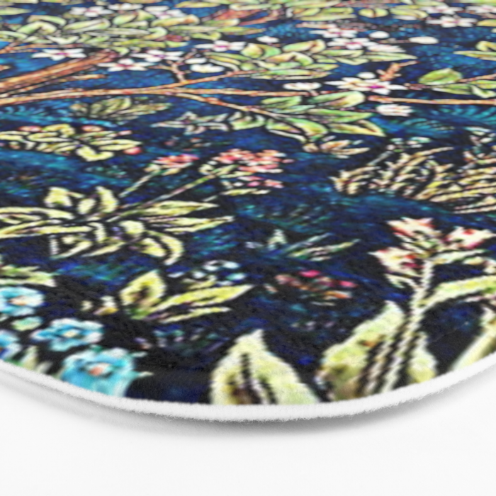 William Morris Tree Of Life, Morris floral, No,3. Bath Mat Gallery Image 3