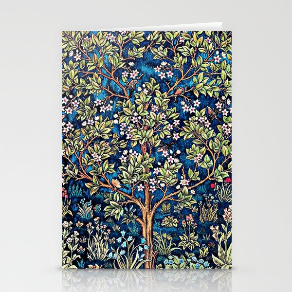 William Morris Tree Of Life, Morris floral, No,3. Stationery Card Gallery Image 1