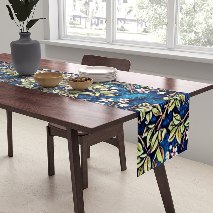 William Morris Tree Of Life, Morris floral, No,3. Table Runner Gallery Image 2