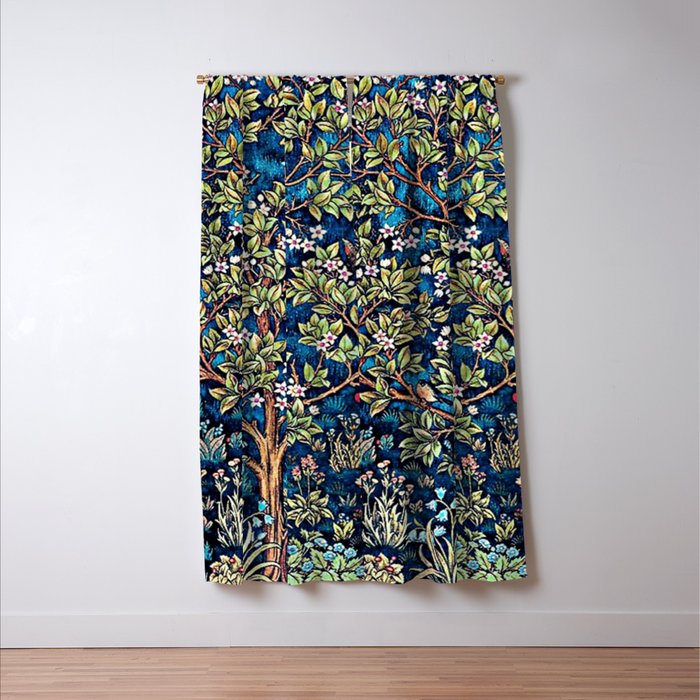 William Morris Tree Of Life, Morris floral, No,3. Window Curtain Gallery Image 3