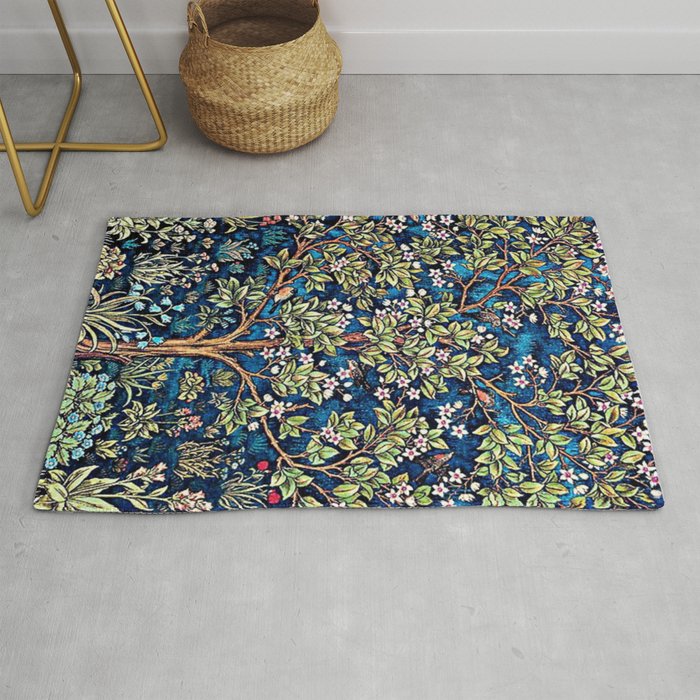 William Morris Tree Of Life, Morris floral, No,3. Rug Gallery Image 1
