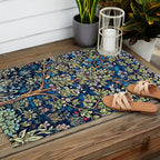 William Morris Tree Of Life, Morris floral, No,3. Outdoor Rug Gallery Image 2