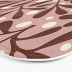 Vase and leaves Bath Mat Gallery Image 3