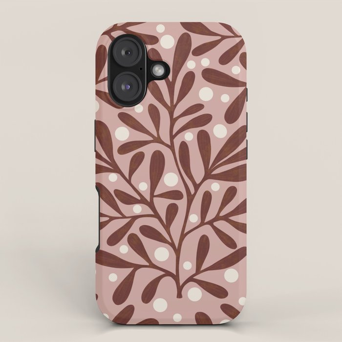Vase and leaves iPhone Case Gallery Image 1