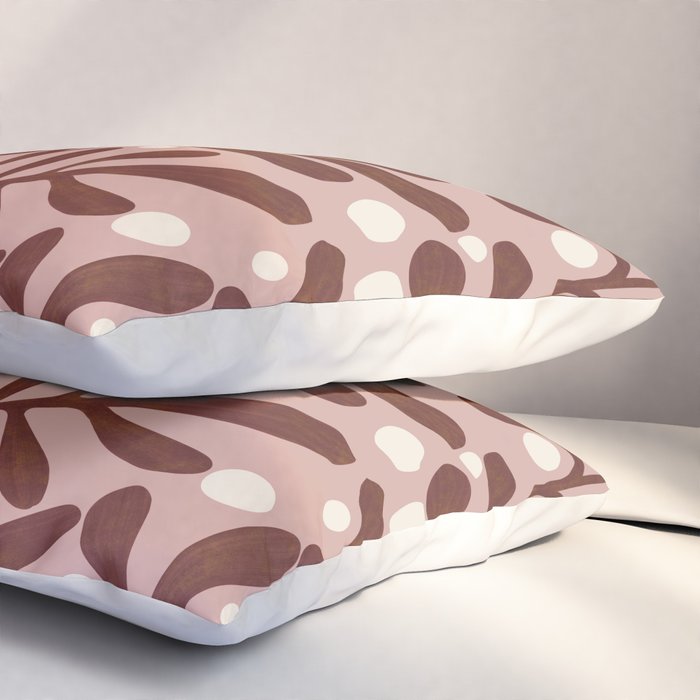 Vase and leaves Pillow Sham Gallery Image 3