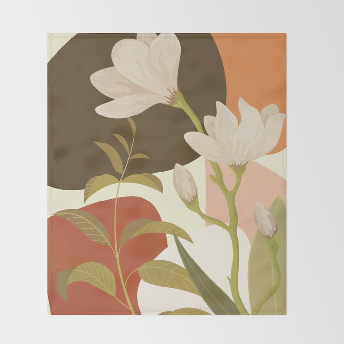 Elegant Shapes 14 Throw Blanket Gallery Image 2