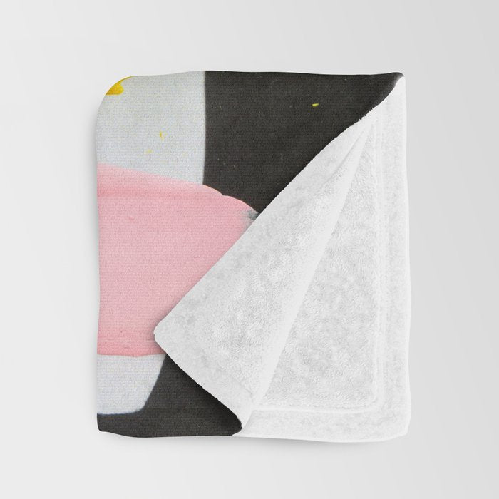 Untitled (Finger Paint 1) Throw Blanket Gallery Image 3