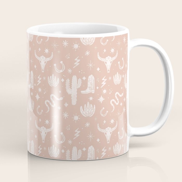 Cowboy Western Boho Earthy Pattern Coffee Mug Gallery Image 1