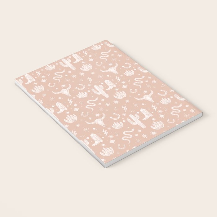 Cowboy Western Boho Earthy Pattern Notebook Gallery Image 3