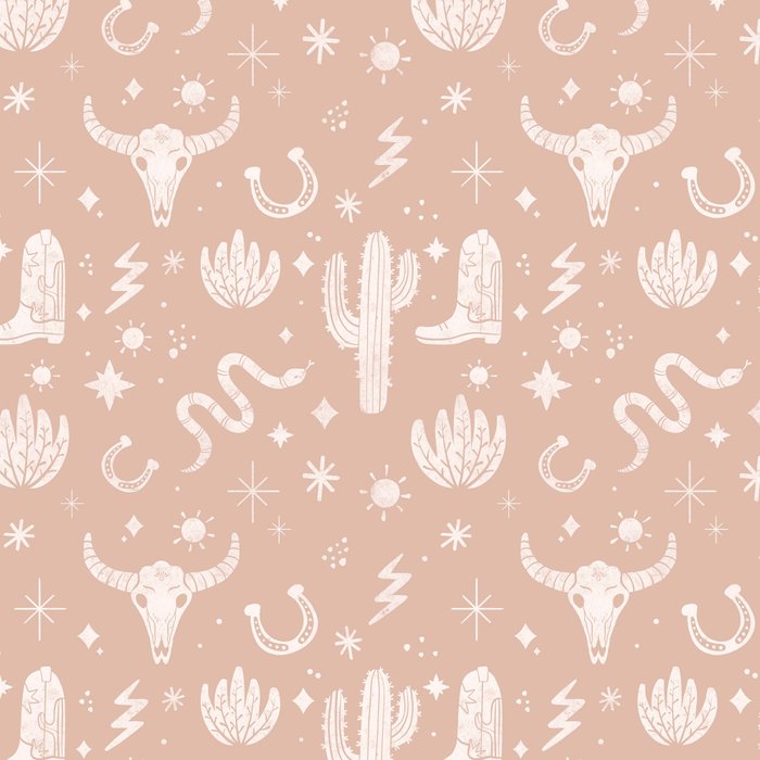 Cowboy Western Boho Earthy Pattern Coffee Mug Gallery Image 2