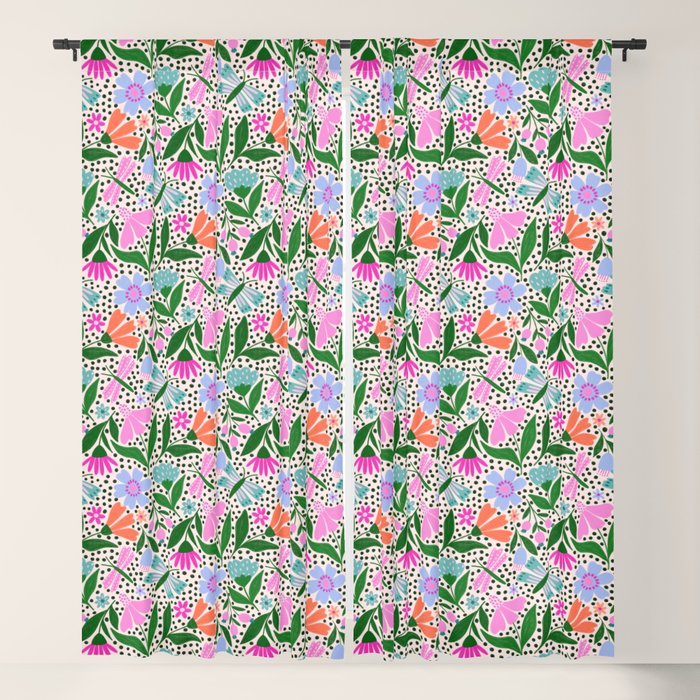 Summery Bright Floral  Window Curtain Gallery Image 5