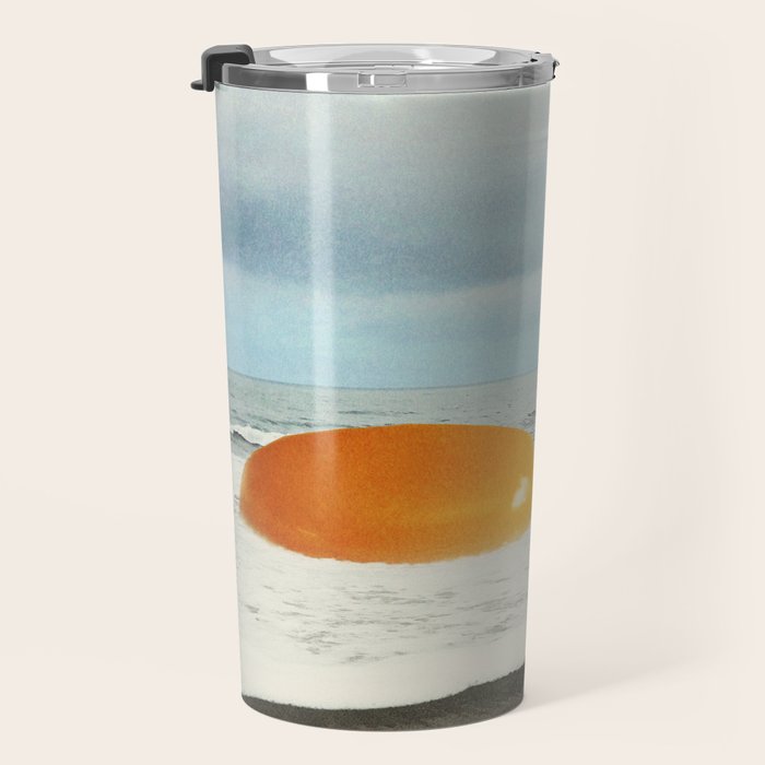 Beach Egg - Sunny side up breakfast Travel Mug Gallery Image 3