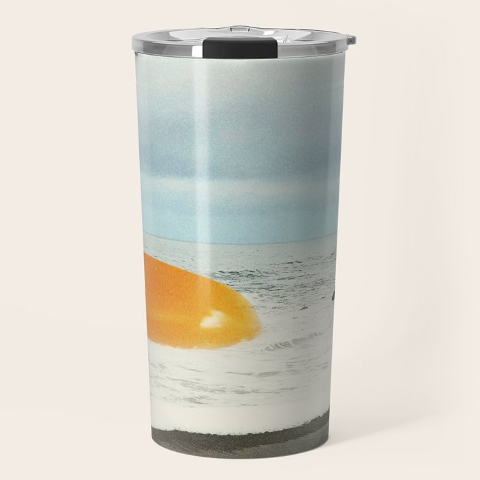 Beach Egg - Sunny side up breakfast Travel Mug Gallery Image 1