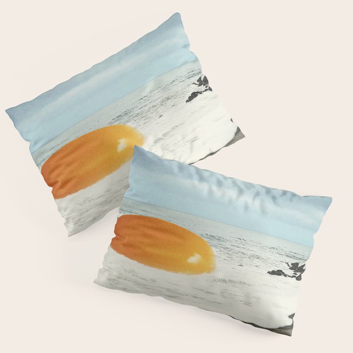 Beach Egg - Sunny side up breakfast Pillow Sham Gallery Image 3