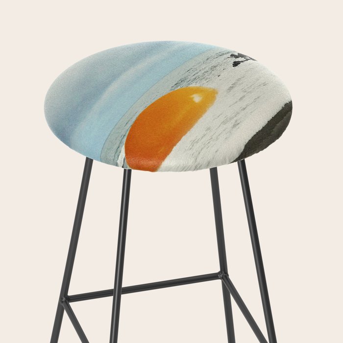 Beach Egg - Sunny side up breakfast Stool Gallery Image 2