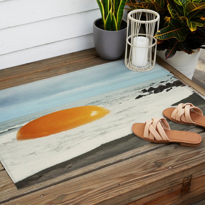 Beach Egg - Sunny side up breakfast Outdoor Rug Gallery Image 2