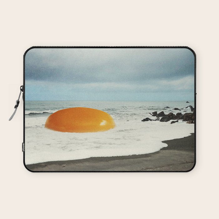 Beach Egg - Sunny side up breakfast Laptop Sleeve Gallery Image 1