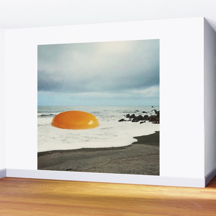 Beach Egg - Sunny side up breakfast Wall Mural Gallery Image 2