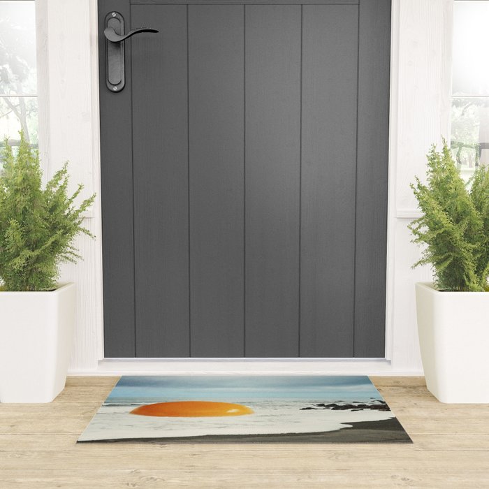 Beach Egg - Sunny side up breakfast Welcome Mat Gallery Image 3