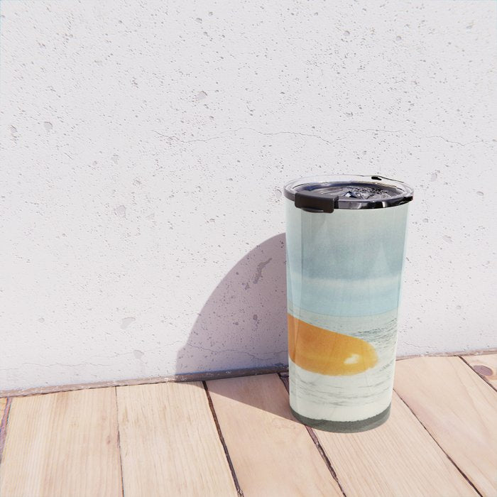 Beach Egg - Sunny side up breakfast Travel Mug Gallery Image 4