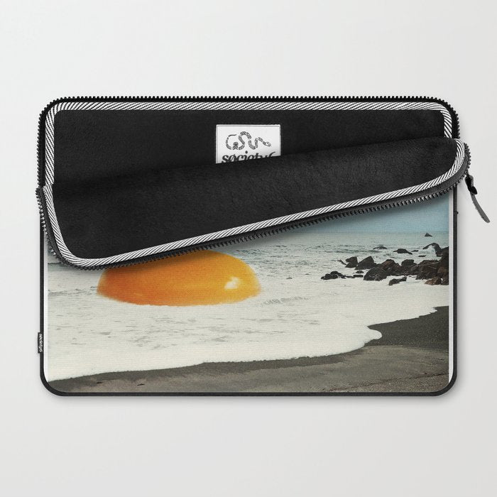 Beach Egg - Sunny side up breakfast Laptop Sleeve Gallery Image 2